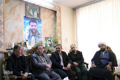 دیدار با خانواده شهید قرآنی مدافع حرم مهدی عزیزی