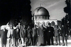 استاد مصطفی اسماعیل در مسجد الاقصی