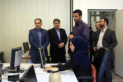 بازدید محمدخدادی مدیر عامل خبرگزاری ایرنا از تحریریه خبرگزاری بین المللی ایکنا