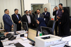 بازدید محمدخدادی مدیر عامل خبرگزاری ایرنا از تحریریه خبرگزاری بین المللی ایکنا