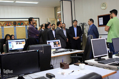 بازدید محمدخدادی مدیر عامل خبرگزاری ایرنا از تحریریه خبرگزاری بین المللی ایکنا