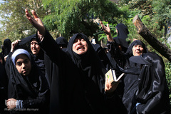 مراسم تشییع و خاکسپاری شهید گمنام در فدراسیون تکواندو 