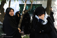 مراسم تشییع و خاکسپاری شهید گمنام در فدراسیون تکواندو 