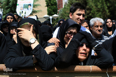 مراسم تشییع و خاکسپاری شهید گمنام در فدراسیون تکواندو 