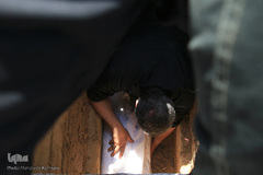 مراسم تشییع و خاکسپاری شهید گمنام در فدراسیون تکواندو 