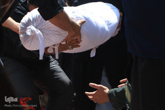 مراسم تشییع و خاکسپاری شهید گمنام در فدراسیون تکواندو 