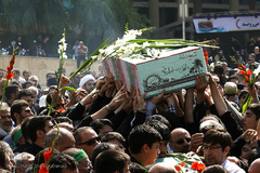 تشییع شهید گمنام در سوهانک تهران