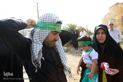 تشییع شهید گمنام در سوهانک تهران