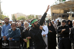 تشییع شهید گمنام در سوهانک تهران