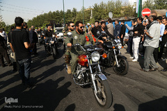 تشییع شهید گمنام در سوهانک تهران