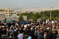 تشییع شهید گمنام در سوهانک تهران