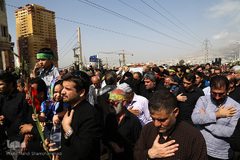 تشییع شهید گمنام در سوهانک تهران