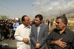 فتاح رئیس کمیته امداد کشور در مراسم تشییع شهید گمنام در سوهانک تهران