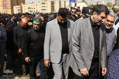 تشییع شهید گمنام در سوهانک تهران