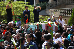 تشییع شهید گمنام در سوهانک تهران