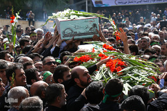 تشییع شهید گمنام در سوهانک تهران