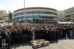 تشییع شهید گمنام در سوهانک تهران