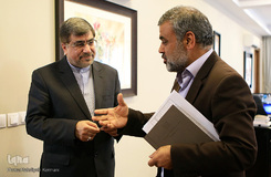 دیدار معاون فرهنگی جهاد دانشگاهی و هیئت همراه با وزیر ارشاد