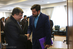 دیدار معاون فرهنگی جهاد دانشگاهی و هیئت همراه با وزیر ارشاد