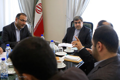 دیدار معاون فرهنگی جهاد دانشگاهی و هیئت همراه با وزیر ارشاد