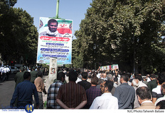 مراسم تشییع شهید سید یحیی سیدی