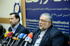  ابوذر ابراهیمی ترکمان در نشست خبری جشنواره بین المللی امام رضا(ع)