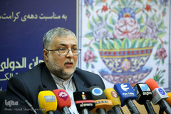  ابوذر ابراهیمی ترکمان در نشست خبری جشنواره بین المللی امام رضا(ع)