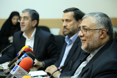  ابوذر ابراهیمی ترکمان در نشست خبری جشنواره بین المللی امام رضا(ع)