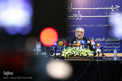  ابوذر ابراهیمی ترکمان در نشست خبری جشنواره بین المللی امام رضا(ع)