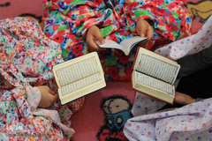 کوثری که زلال بچگی‌اش را با قرآن سپری می‌کند