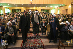 آیین افتتاحیه بزرگداشت دهه کرامت استان تهران