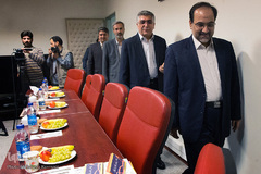 بازدید دکتر مخبر دزفولی دبیر شورای عالی انقلاب فرهنگی  و دکتر طیبی رئیس جهاد دانشگاهی از خبرگزاری ایکنا