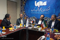 بازدید دکتر مخبر دزفولی دبیر شورای عالی انقلاب فرهنگی  و دکتر طیبی رئیس جهاد دانشگاهی از خبرگزاری ایکنا