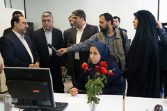 بازدید دکتر مخبر دزفولی دبیر شورای عالی انقلاب فرهنگی  و دکتر طیبی رئیس جهاد دانشگاهی از خبرگزاری ایکنا