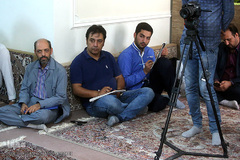 دیدار نمایندگان جامعه قرآنی با خانواده شهید مدافع حرم «مصطفی صدرزاده»