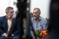 رحیم قربانی، رییس سازمان قرآن و عترت سپاه محمد رسول الله تهران بزرگ و پدر شهید قرآنی مدافع حرم «مصطفی صدرزاده» 