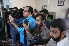 دیدار نمایندگان جامعه قرآنی با خانواده شهید مدافع حرم «مصطفی صدرزاده»