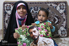 فرزندان شهید قرآنی مدافع حرم «مصطفی صدرزاده»