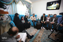 دیدار نمایندگان جامعه قرآنی با خانواده شهید مدافع حرم «مرتضی کریمی»