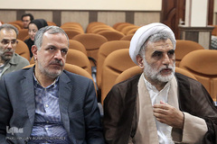  حجت‌الاسلام والمسلمین محمدرضا حشمتی، معاون قرآن و عترت وزیر فرهنگ و ارشاد اسلامی و  احمد مسجدجامعی، عضو شورای اسلامی شهر تهران