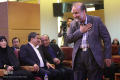 حسن بیادی در گردهمایی خبرنگاران افتخاری خبرگزاری ایکنا