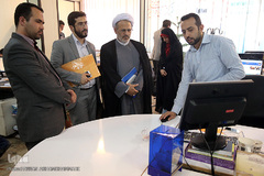 بازدید حجت الاسلام احمدی، رییس ستاد مرکزی پیاده روی اربعین از ایکنا