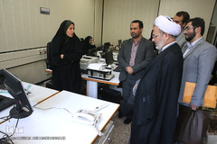 بازدید حجت الاسلام احمدی، رییس ستاد مرکزی پیاده روی اربعین از ایکنا