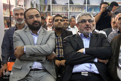  فرزند شهید ابراهیم همت و سردار کاظمینی در مراسم رونمایی از کتاب «به روایت همت»