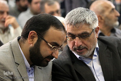  فرزند شهید ابراهیم همت و سردار کاظمینی در مراسم رونمایی از کتاب «به روایت همت»