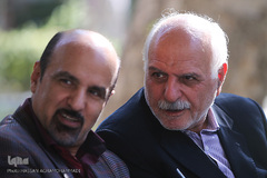 قاسم نوده فراهانی، رئیس شورای اصناف کشور  و یدالله صادقی، رئیس مرکز اصناف و بازرگانان ایران 