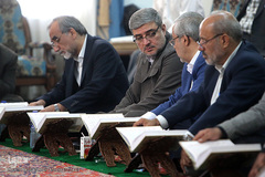 آئین تجلیل از حافظان و قاریان محافل انس با قرآن حرم مطهر امام خمینی(ره)