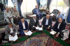 آئین تجلیل از حافظان و قاریان محافل انس با قرآن حرم مطهر امام خمینی(ره)