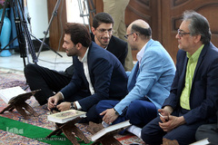 آئین تجلیل از حافظان و قاریان محافل انس با قرآن حرم مطهر امام خمینی(ره)