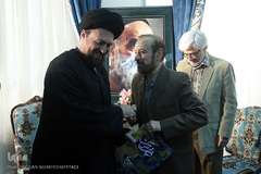 تجلیل حجت‌الاسلام والمسلمین سیدحسن خمینی، تولیت حرم حضرت مطهر امام خمینی(ره) از استاد علی سیاح گرجی، پیشکسوت قرآنی